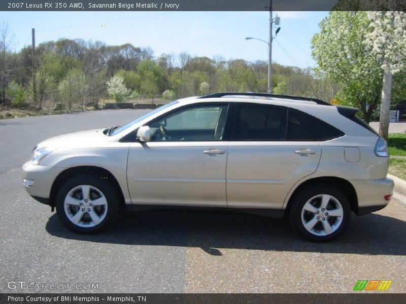 Savannah Beige Metallic / Ivory 2007 Lexus RX 350 AWD