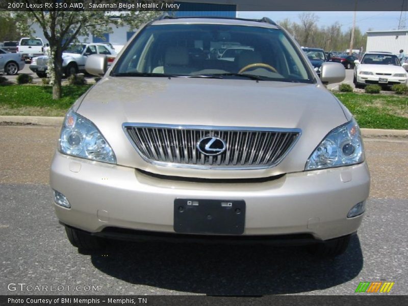 Savannah Beige Metallic / Ivory 2007 Lexus RX 350 AWD