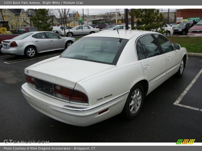 Bright White / Medium Gray 2000 Buick Park Avenue