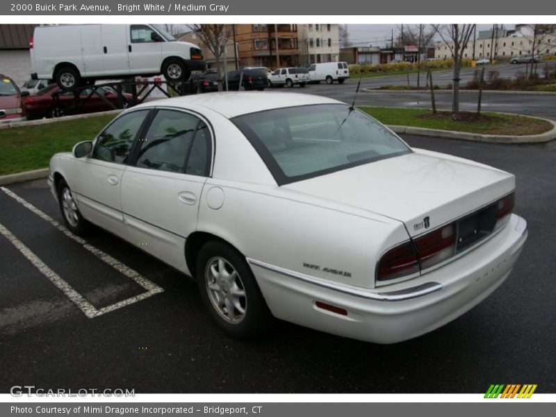 Bright White / Medium Gray 2000 Buick Park Avenue