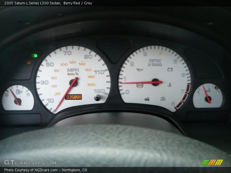 Berry Red / Grey 2005 Saturn L Series L300 Sedan