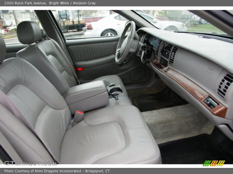 Bright White / Medium Gray 2000 Buick Park Avenue