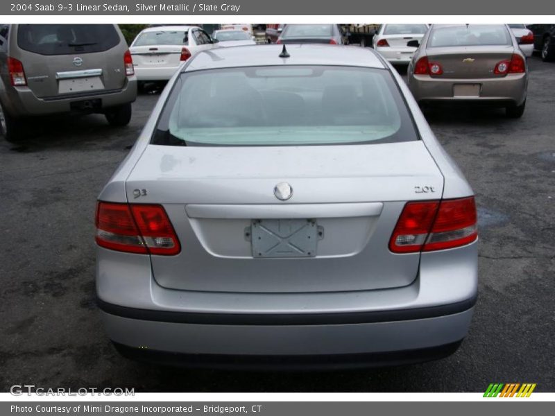 Silver Metallic / Slate Gray 2004 Saab 9-3 Linear Sedan