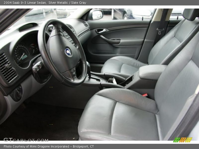 Silver Metallic / Slate Gray 2004 Saab 9-3 Linear Sedan