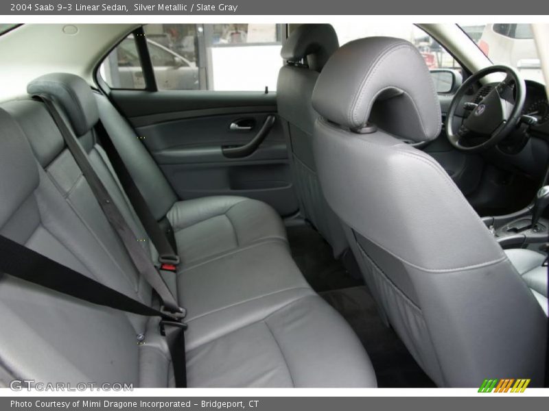 Silver Metallic / Slate Gray 2004 Saab 9-3 Linear Sedan