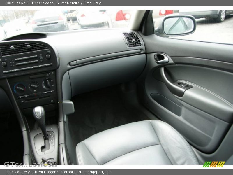 Silver Metallic / Slate Gray 2004 Saab 9-3 Linear Sedan