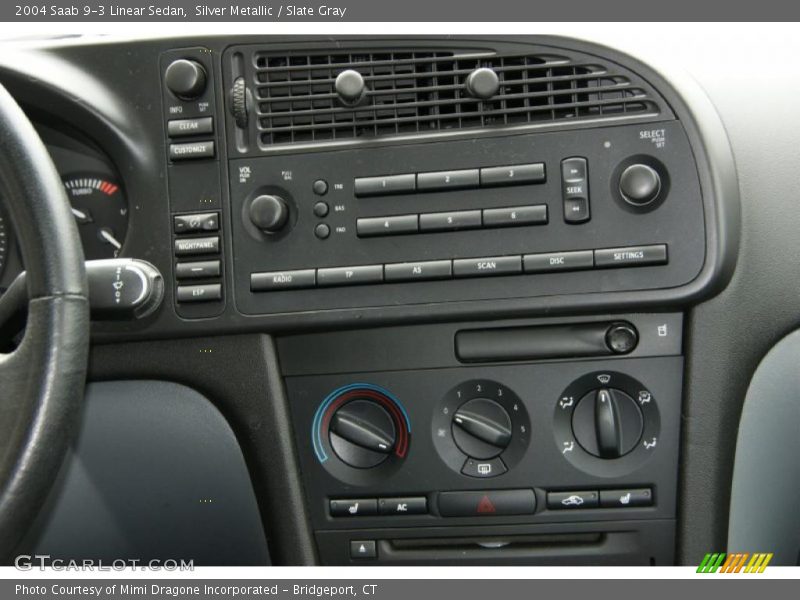 Silver Metallic / Slate Gray 2004 Saab 9-3 Linear Sedan