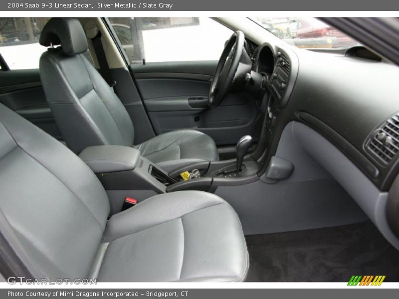 Silver Metallic / Slate Gray 2004 Saab 9-3 Linear Sedan