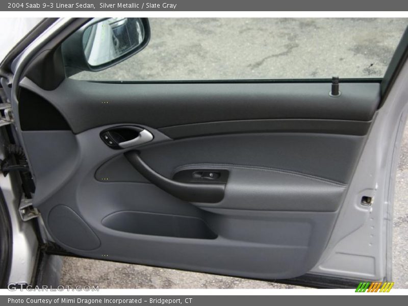 Silver Metallic / Slate Gray 2004 Saab 9-3 Linear Sedan