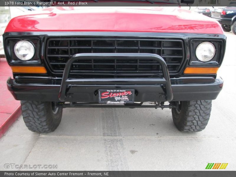 Red / Black 1978 Ford Bronco Ranger XLT 4x4