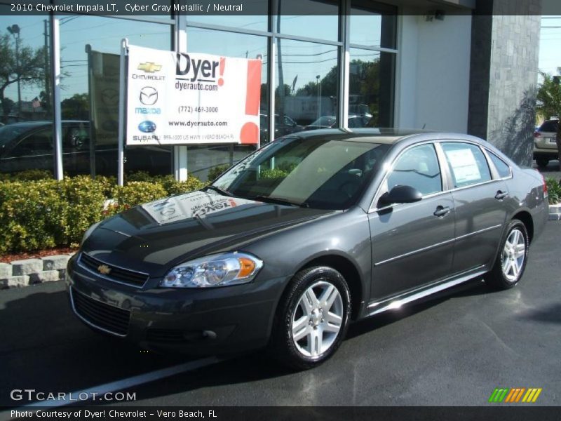 Cyber Gray Metallic / Neutral 2010 Chevrolet Impala LT