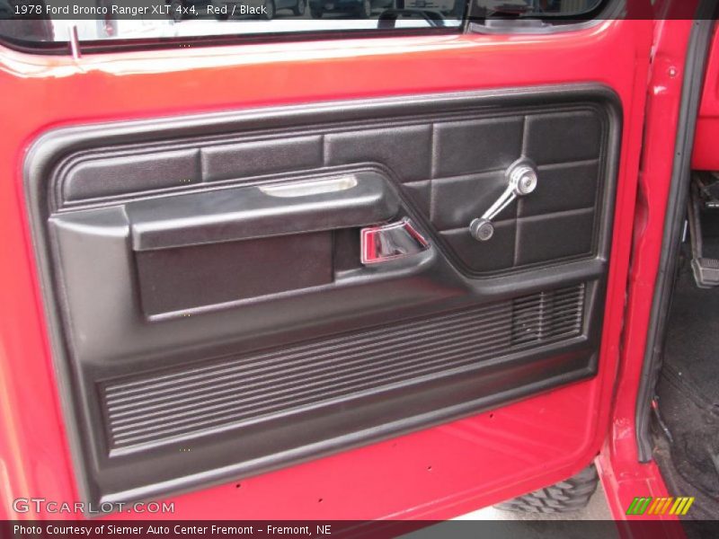 Red / Black 1978 Ford Bronco Ranger XLT 4x4