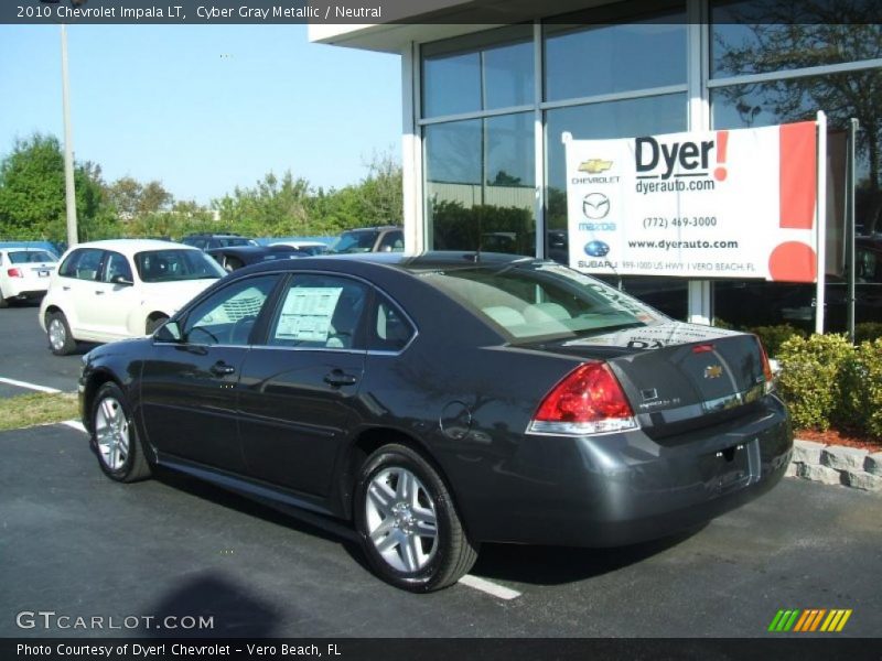 Cyber Gray Metallic / Neutral 2010 Chevrolet Impala LT