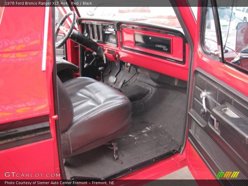 Red / Black 1978 Ford Bronco Ranger XLT 4x4