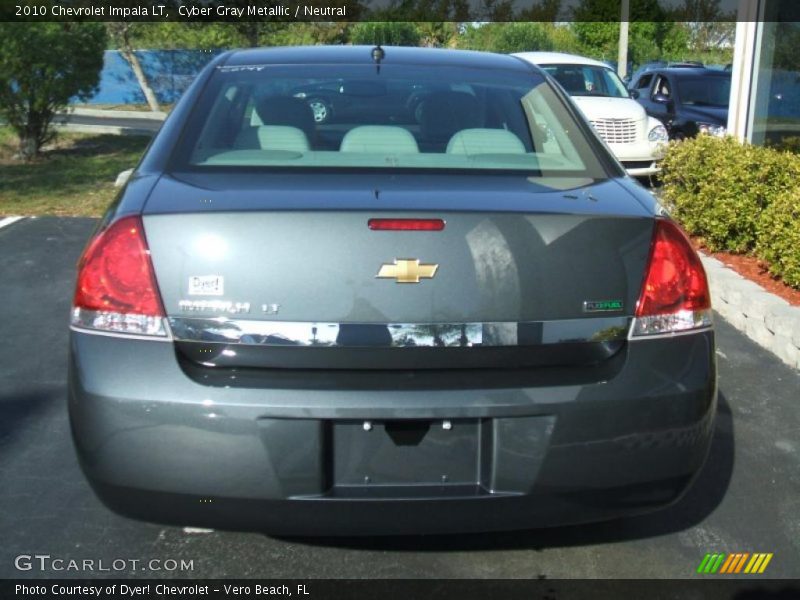 Cyber Gray Metallic / Neutral 2010 Chevrolet Impala LT
