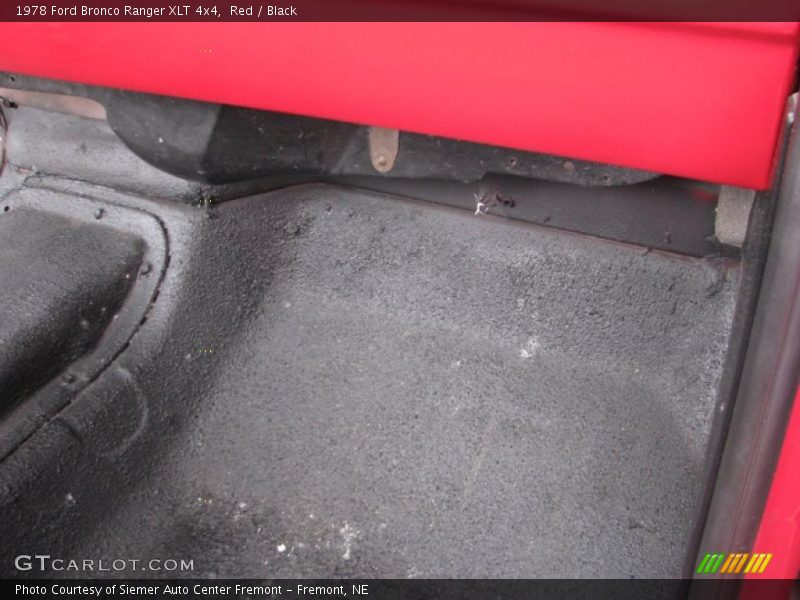Red / Black 1978 Ford Bronco Ranger XLT 4x4