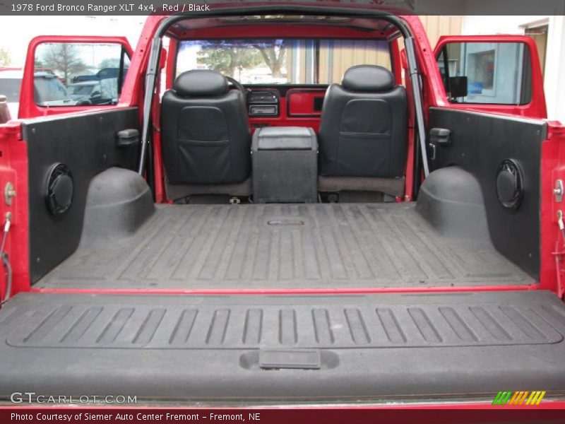 Red / Black 1978 Ford Bronco Ranger XLT 4x4