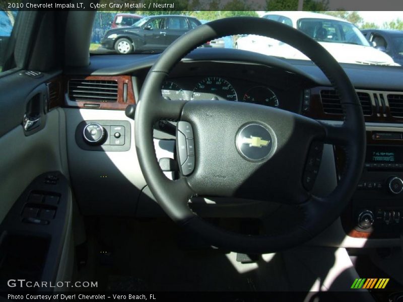 Cyber Gray Metallic / Neutral 2010 Chevrolet Impala LT