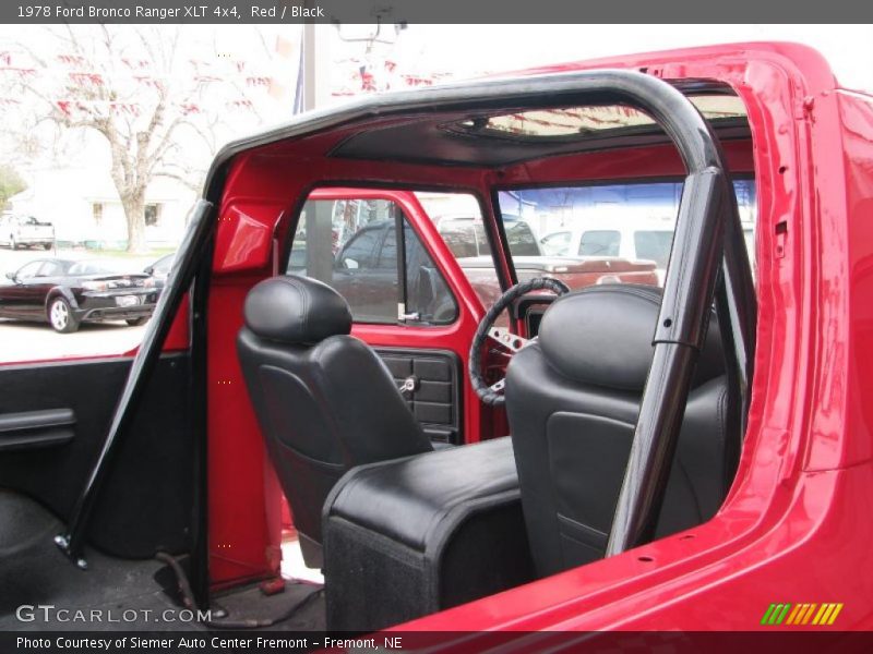 Red / Black 1978 Ford Bronco Ranger XLT 4x4