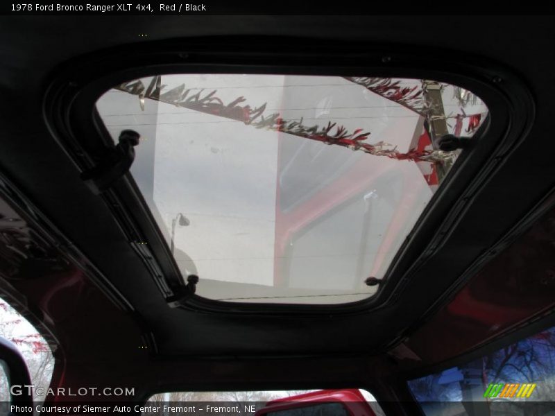 Red / Black 1978 Ford Bronco Ranger XLT 4x4
