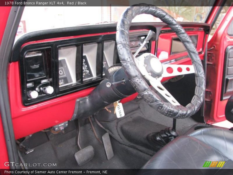 Red / Black 1978 Ford Bronco Ranger XLT 4x4