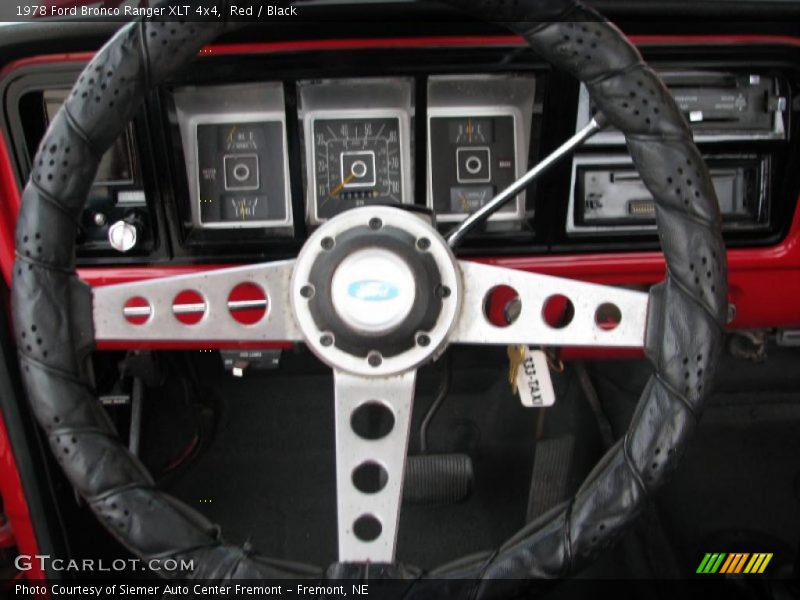 Red / Black 1978 Ford Bronco Ranger XLT 4x4