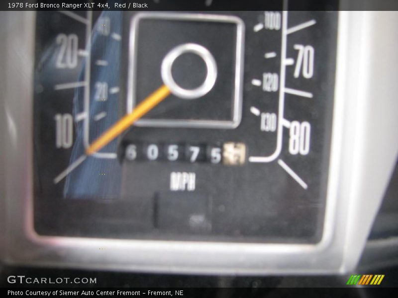 Red / Black 1978 Ford Bronco Ranger XLT 4x4