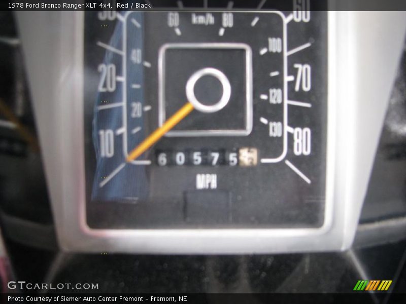 Red / Black 1978 Ford Bronco Ranger XLT 4x4