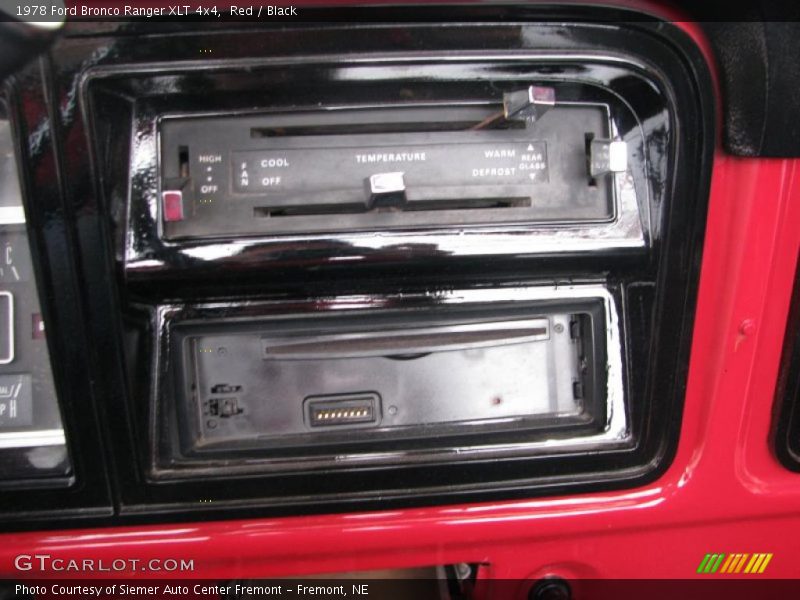 Red / Black 1978 Ford Bronco Ranger XLT 4x4