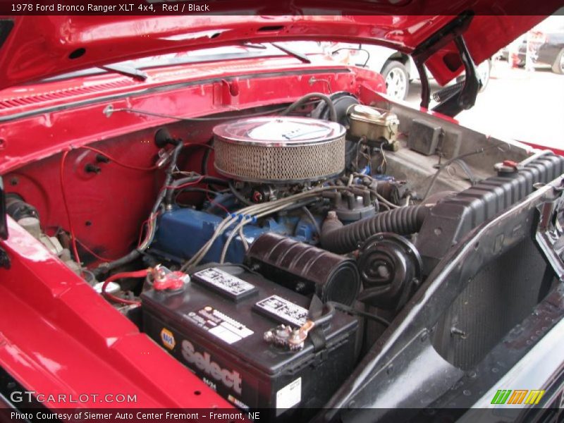 Red / Black 1978 Ford Bronco Ranger XLT 4x4