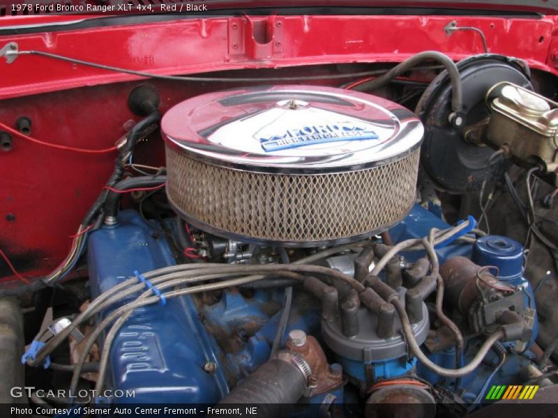 Red / Black 1978 Ford Bronco Ranger XLT 4x4