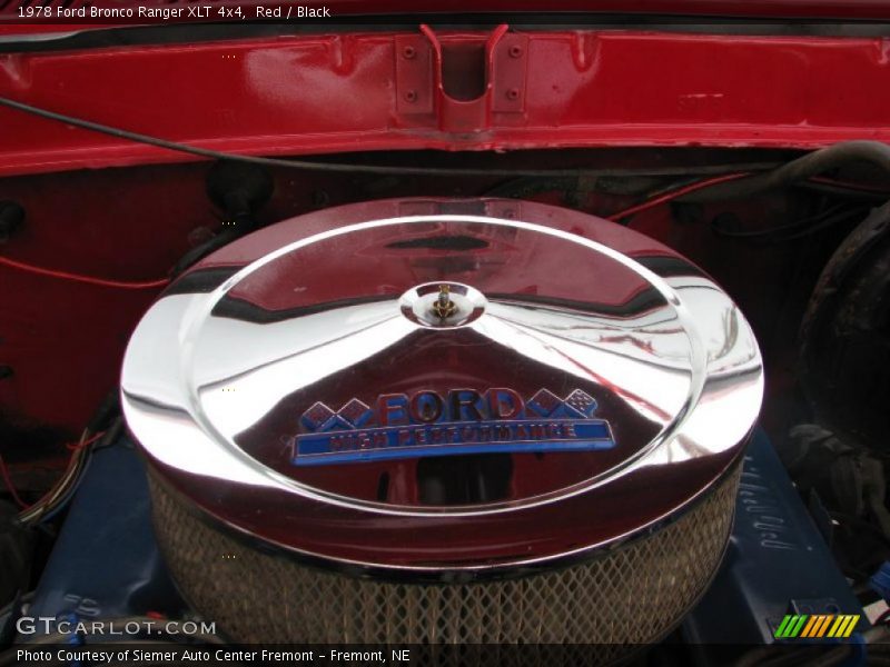 Red / Black 1978 Ford Bronco Ranger XLT 4x4