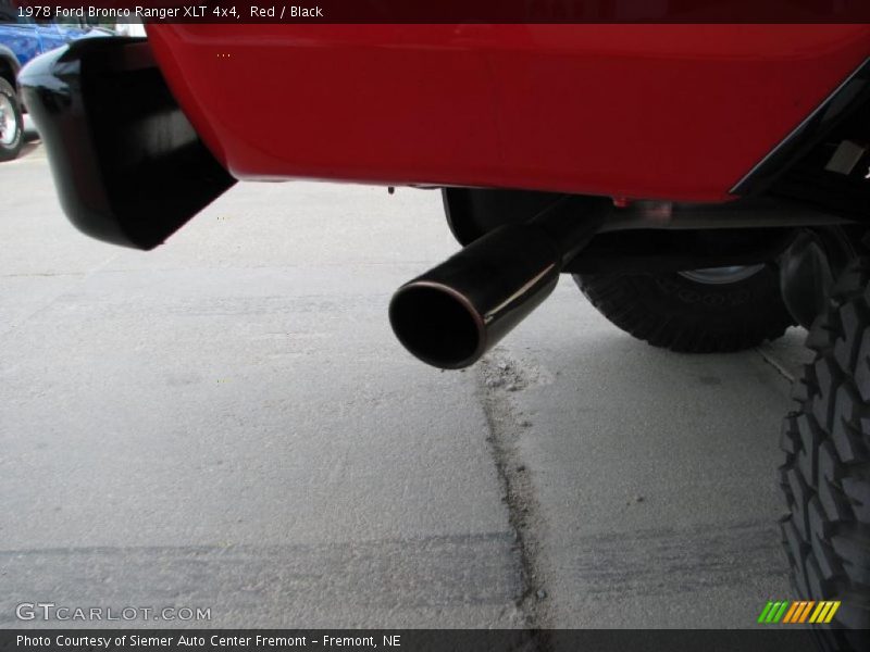 Red / Black 1978 Ford Bronco Ranger XLT 4x4