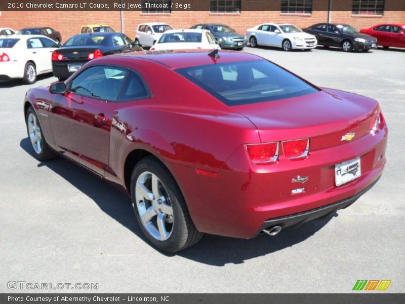 Red Jewel Tintcoat / Beige 2010 Chevrolet Camaro LT Coupe
