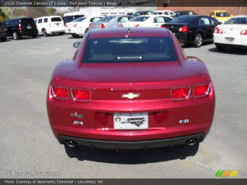 Red Jewel Tintcoat / Beige 2010 Chevrolet Camaro LT Coupe