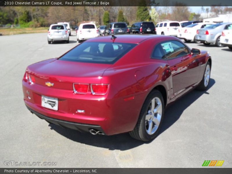 Red Jewel Tintcoat / Beige 2010 Chevrolet Camaro LT Coupe