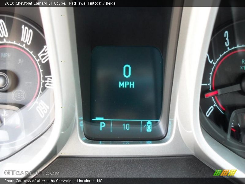 Red Jewel Tintcoat / Beige 2010 Chevrolet Camaro LT Coupe