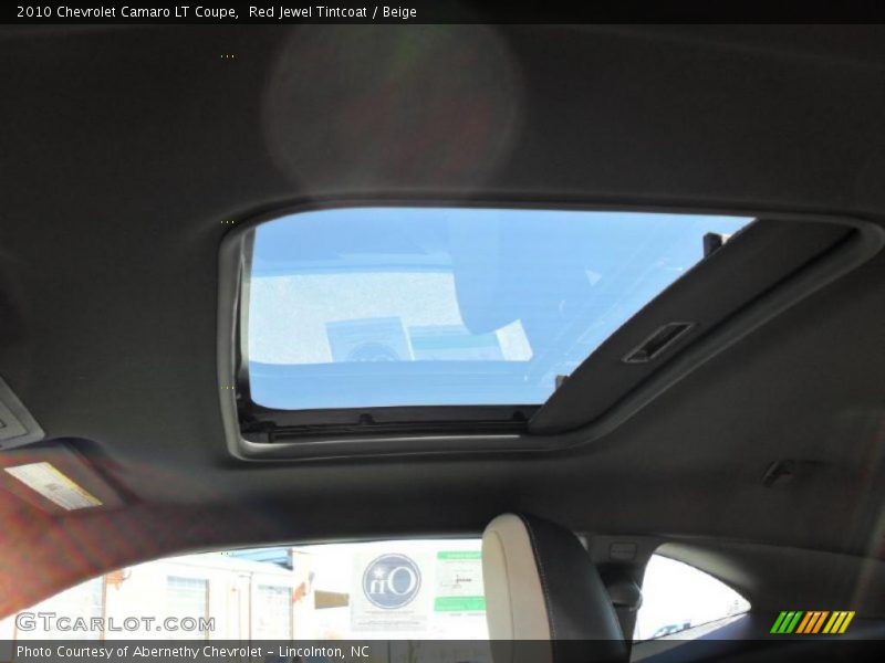 Red Jewel Tintcoat / Beige 2010 Chevrolet Camaro LT Coupe