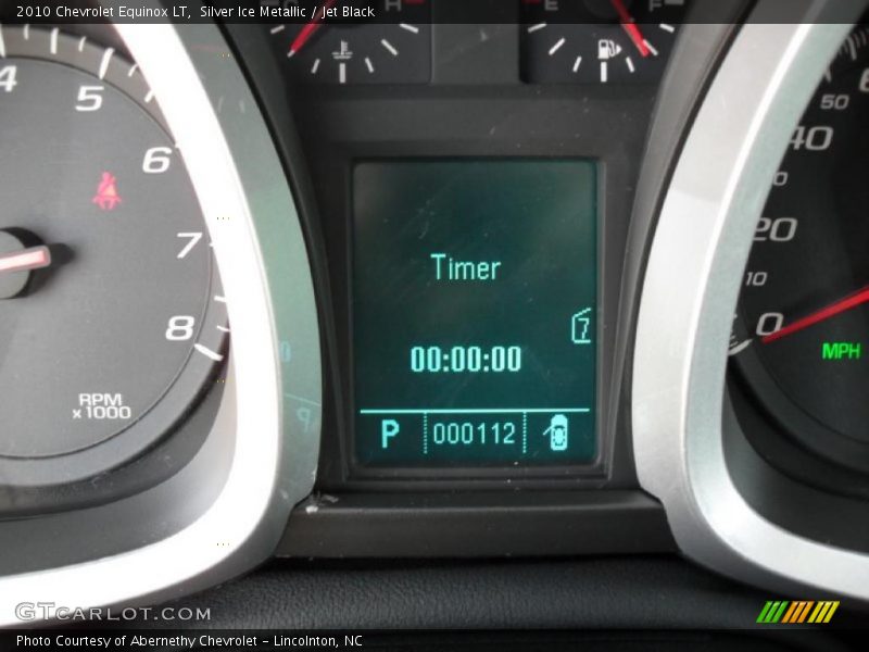 Silver Ice Metallic / Jet Black 2010 Chevrolet Equinox LT