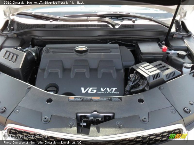 Silver Ice Metallic / Jet Black 2010 Chevrolet Equinox LT
