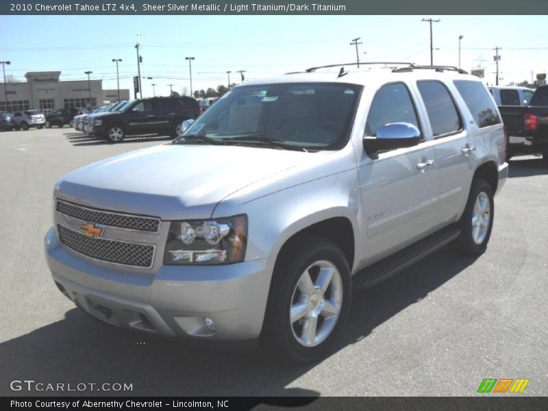 Sheer Silver Metallic / Light Titanium/Dark Titanium 2010 Chevrolet Tahoe LTZ 4x4
