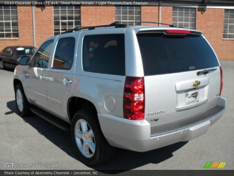 Sheer Silver Metallic / Light Titanium/Dark Titanium 2010 Chevrolet Tahoe LTZ 4x4