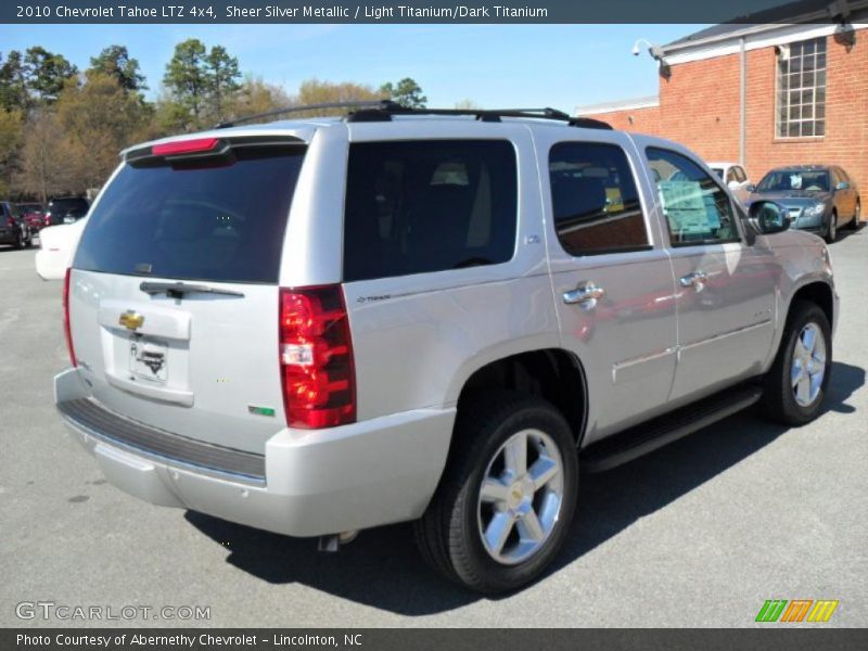 Sheer Silver Metallic / Light Titanium/Dark Titanium 2010 Chevrolet Tahoe LTZ 4x4
