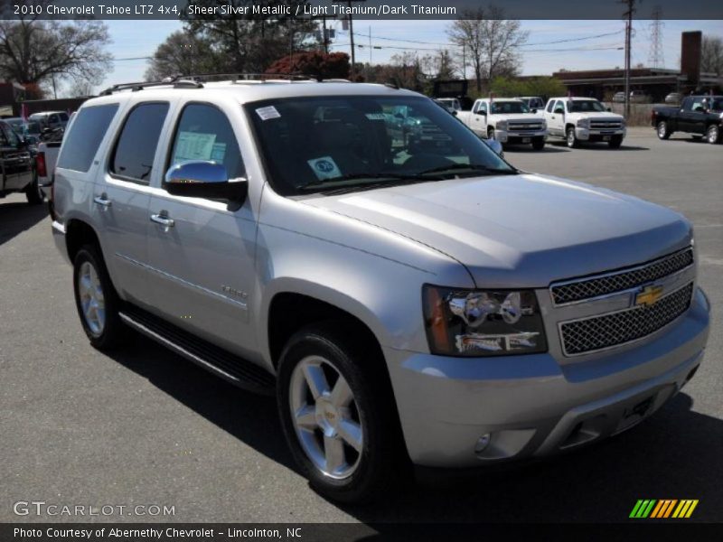 Sheer Silver Metallic / Light Titanium/Dark Titanium 2010 Chevrolet Tahoe LTZ 4x4