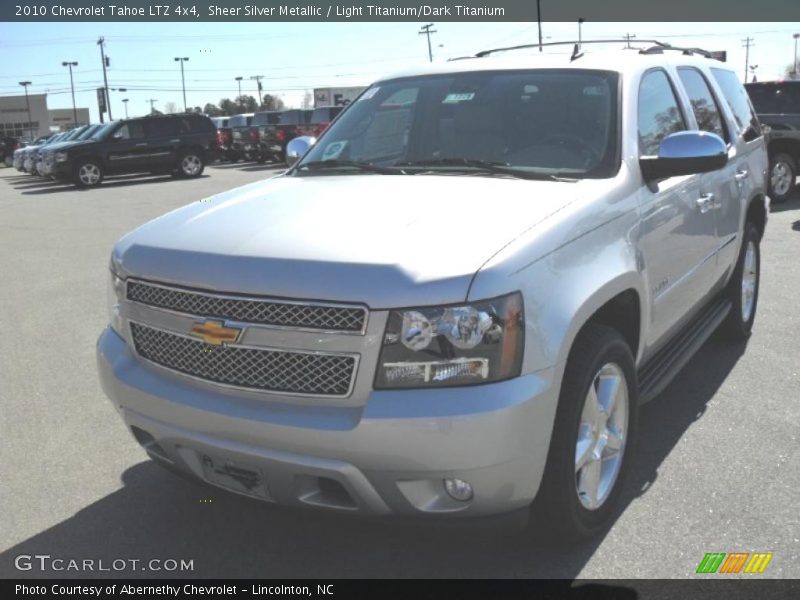 Sheer Silver Metallic / Light Titanium/Dark Titanium 2010 Chevrolet Tahoe LTZ 4x4