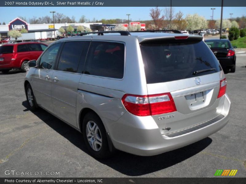 Silver Pearl Metallic / Gray 2007 Honda Odyssey EX-L