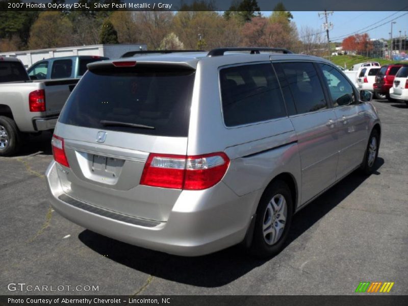 Silver Pearl Metallic / Gray 2007 Honda Odyssey EX-L