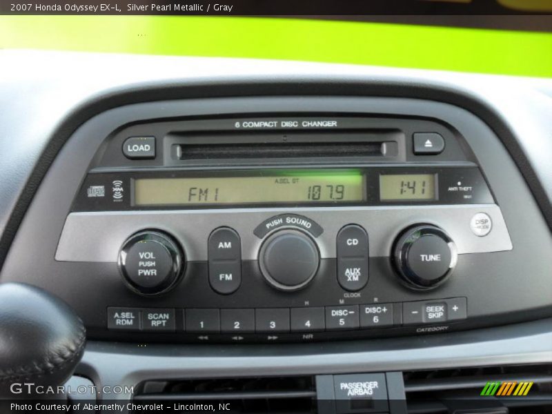 Silver Pearl Metallic / Gray 2007 Honda Odyssey EX-L