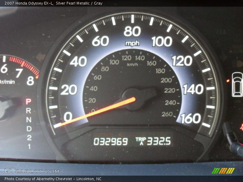 Silver Pearl Metallic / Gray 2007 Honda Odyssey EX-L