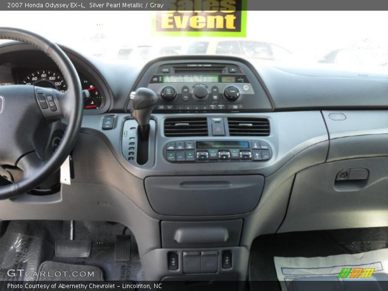 Silver Pearl Metallic / Gray 2007 Honda Odyssey EX-L